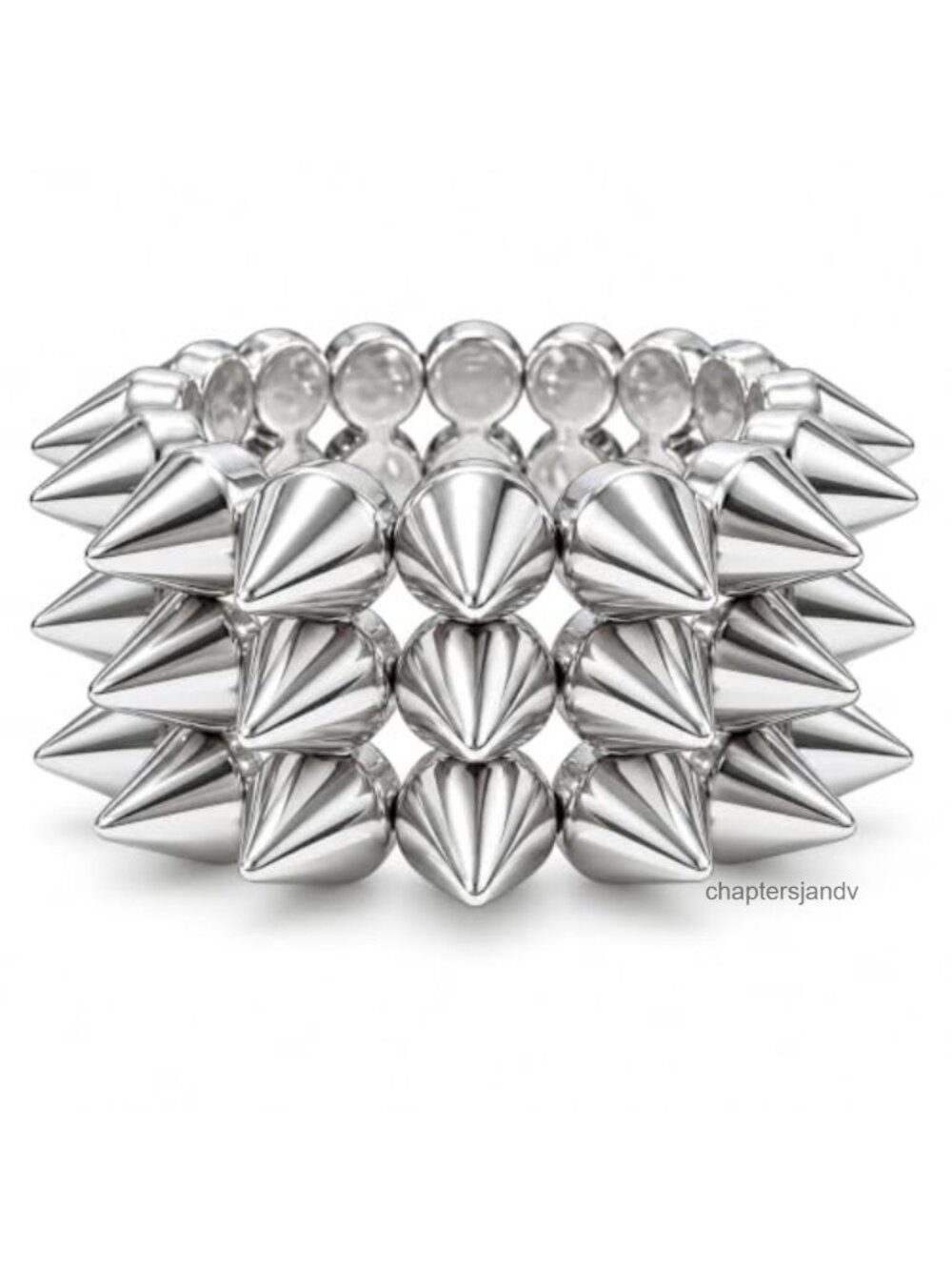 Studded Spike Bracelet Chunky Punk Goth Costume Jewelry